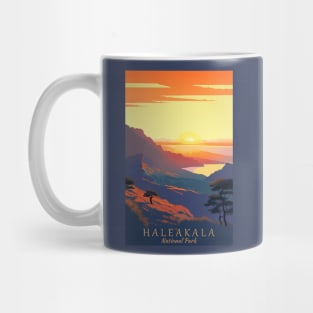 Haleakala National Park Travel Poster Mug